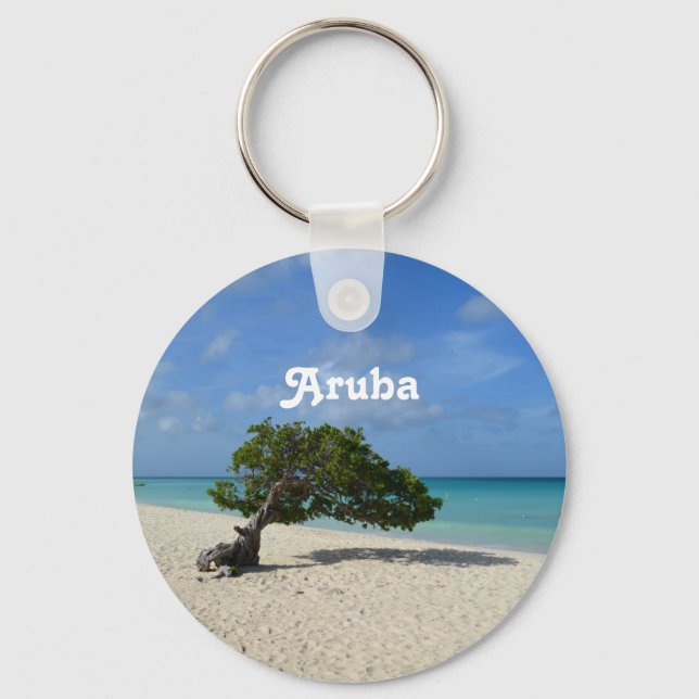 Porte-clés Aruba Divi Divi Tree (Recto)