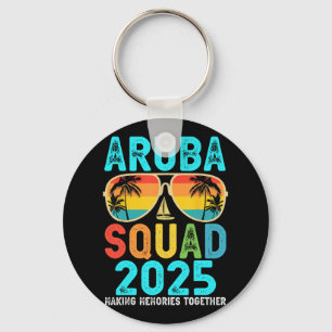Porte-clés Aruba Squad 2025 Vacation Friends Family Correspon