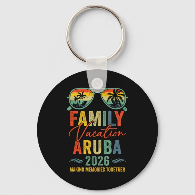 Porte-clés Aruba Vacation 2026 Matching Family Group Summer  (Recto)