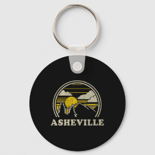 Porte-clés Asheville Caroline du Nord Nc T Shirt Randonnée Vi