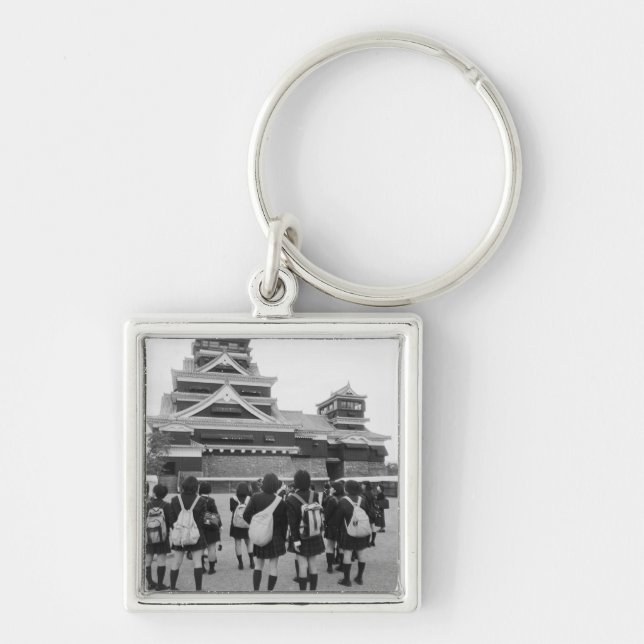 Porte-clés Asie, Japon, Kumamoto. Écoliers à (Devant)