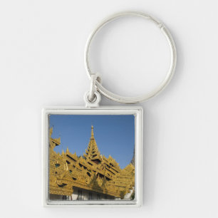 Porte-clés Asie, Myanmar, Yangon. Stupa doré de Shwedagon 2