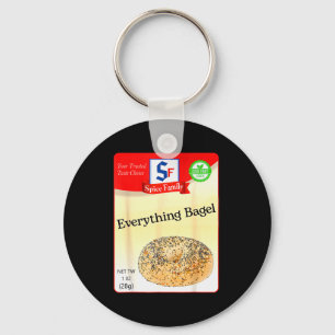 Porte-clés Assaisonnement Bagel Tout Événement Scénique de Gr
