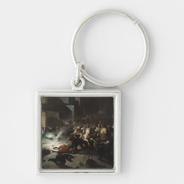 Porte-clés Assassinat essayé de napoléon d'empereur (Devant)