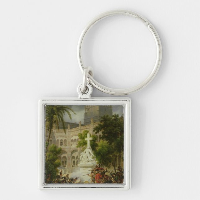 Porte-clés Assaut sur le monastère de San Engracio dedans (Devant)