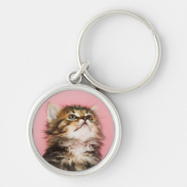 Porte-clés Assez dans le chaton rose (Devant)