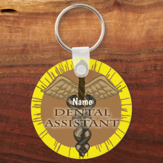 Porte-clés Assistant dentaire Caduceus