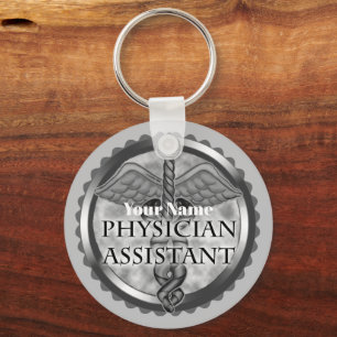 Porte-clés Assistant Médecin Argent