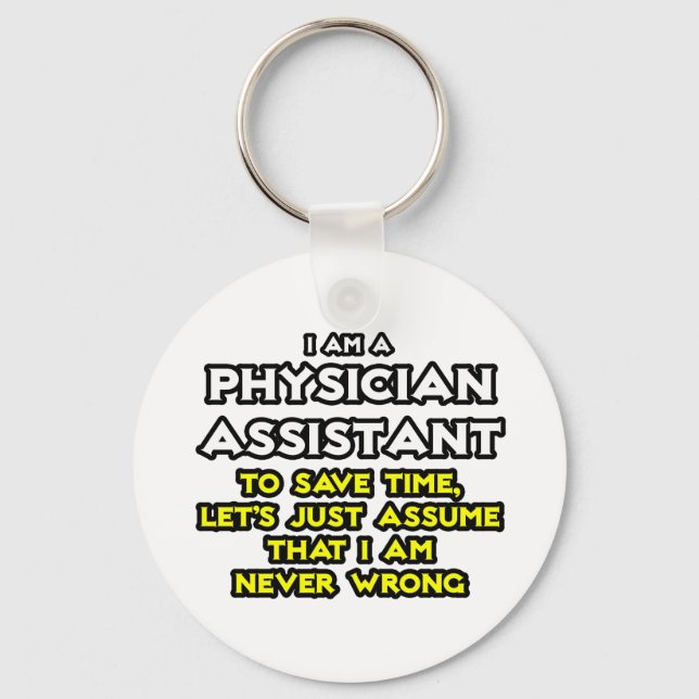 Porte-clés Assistant Médecin...Supposons Que Je Ne Me Trompe  (Recto)