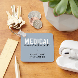 Porte-clés Assistant Médicale personnalisé   Cadeau de l'assi