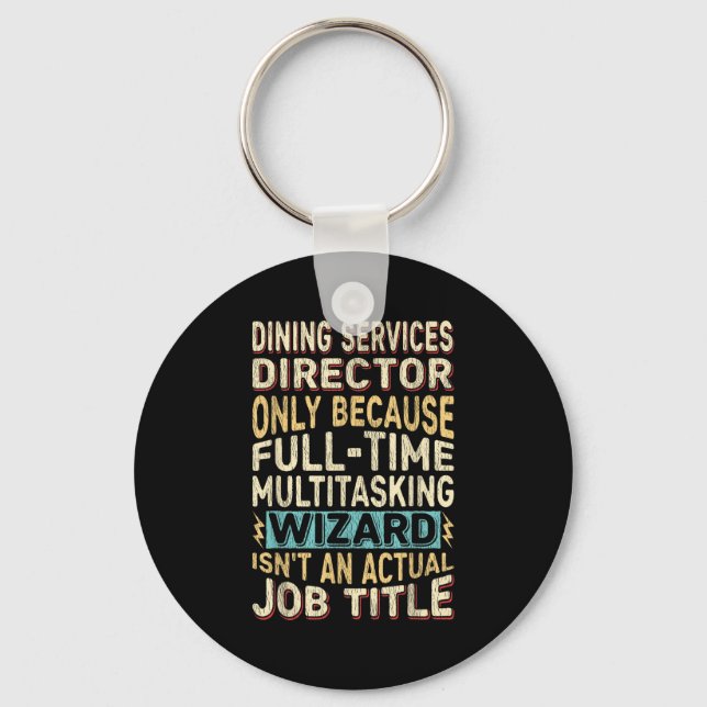 Porte-clés Assistant Multitâche du directeur des services de  (Recto)