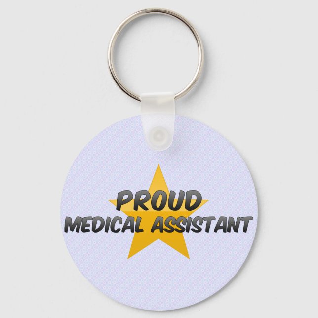 Porte-clés Assistante Médicale fière (Recto)