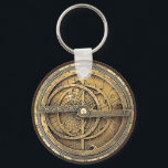 Porte-clés Astrolabe 2<br><div class="desc">L'Astrolabe,  un ancien ordinateur astronomique utilisé pour résoudre les problèmes liés au temps et à la position du Soleil et des étoiles dans le ciel. Thème parfait pour le chronométrage.</div>