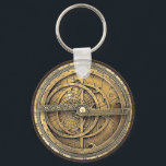 Porte-clés Astrolabe 2<br><div class="desc">L'Astrolabe, un ancien ordinateur astronomique utilisé pour résoudre les problèmes liés au temps et à la position du Soleil et des étoiles dans le ciel. Thème parfait pour le chronométrage.</div>