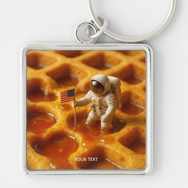 Porte-clés Astronaut Imaginaire Sur L'Érable (Devant)