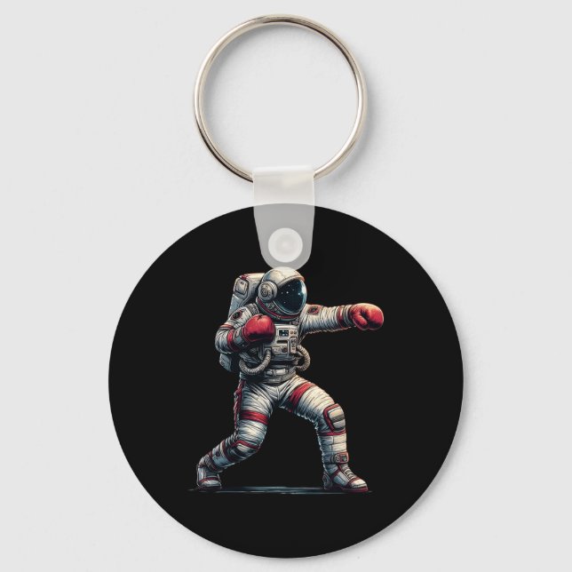 Porte-clés Astronaut Muay Thai Boxe Kickboxing Enfants Hommes (Recto)