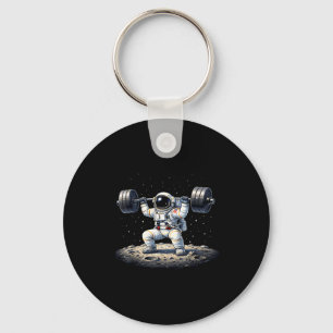 Porte-clés Astronaute drôle de musculation salle de sport fit