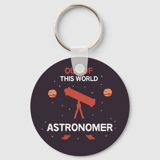 Porte-clés Astronome | Astronomie | Astrophysiciens | Étoiles (Recto)