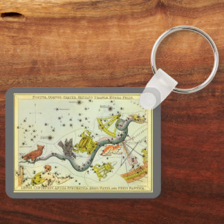 Porte-clés Astronomie Vintage, Étoiles de la Constellation du