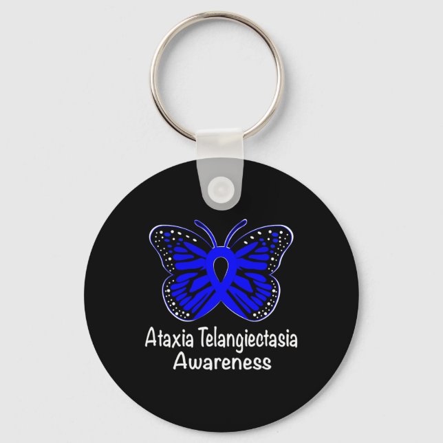Porte-clés Ataxia Telangiectasia Sensibilisation Guerrier Sou (Recto)