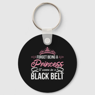 Porte-clés Athlete Karate Girl Sparring Black Belt Women Cade