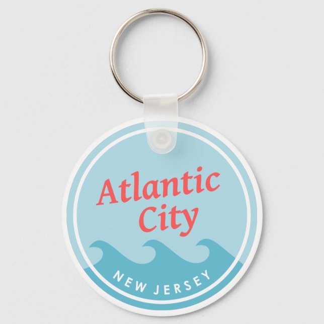 Porte-clés Atlantic City New Jersey (Recto)