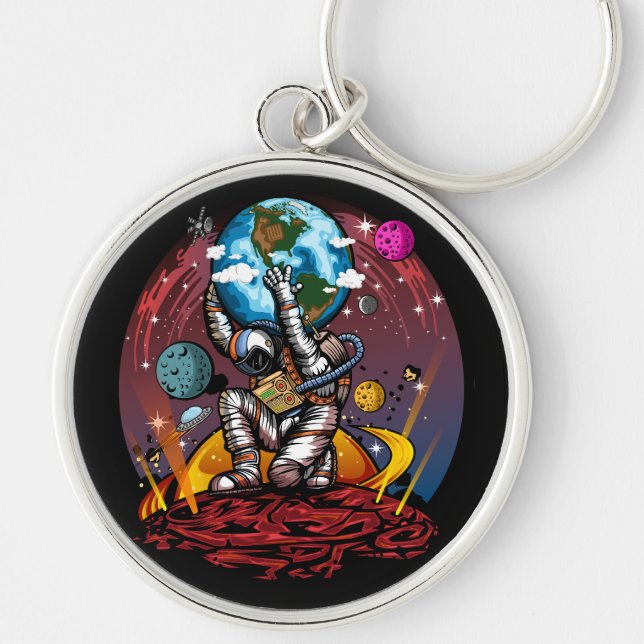 Porte-clés Atlas Space Man (Devant)