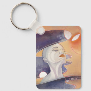 Porte-clés Attaque à la nébuleuse et collier galactique à per