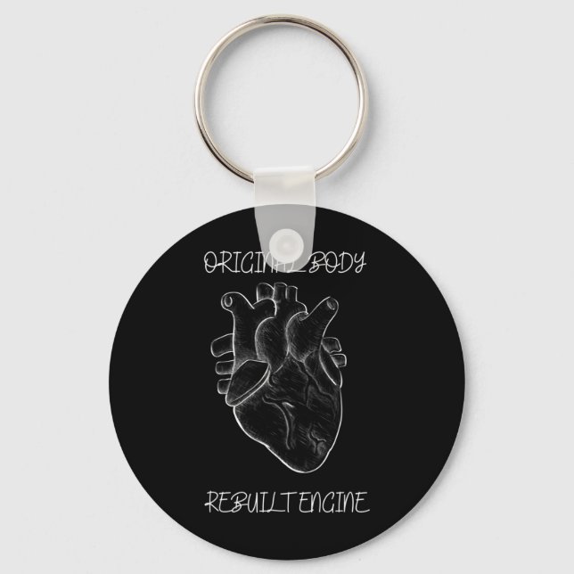 Porte-clés Attaque Et Maladie Cardiaque Survivant (Recto)