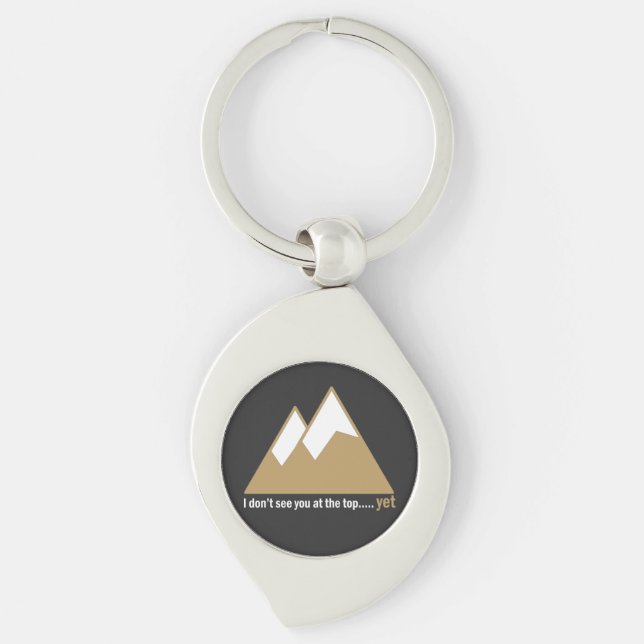 Porte-clés Atteindre de nouveaux sommets : l'ascension vers l (Devant)