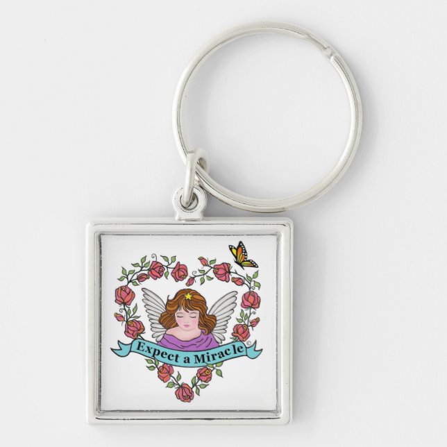 Porte-clés Attendez-vous à un miracle (Devant)