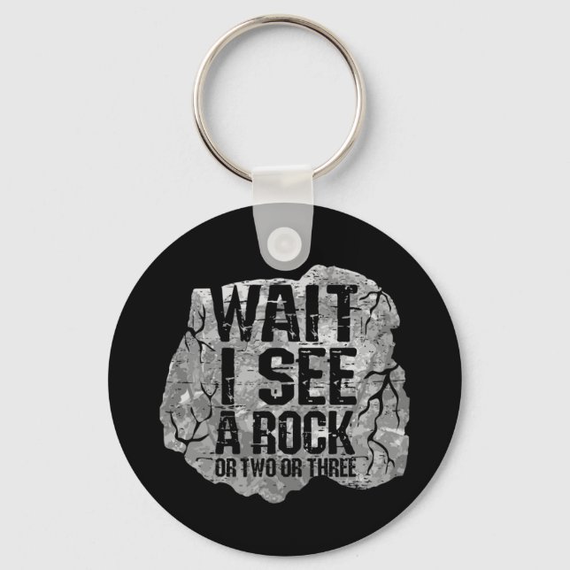 Porte-clés Attends De Voir Un Rock (Recto)