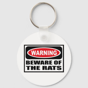 PORTE-CLÉS ATTENTION DU PORTE - CLÉ DES RATS
