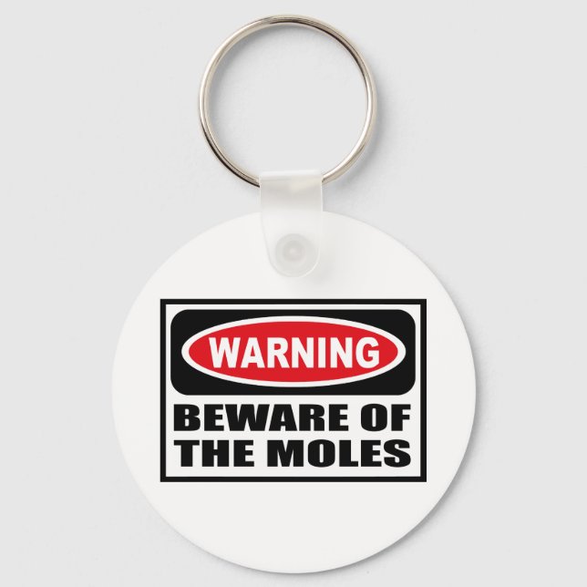 PORTE-CLÉS ATTENTION DU PORTE - CLÉ MOLES (Recto)