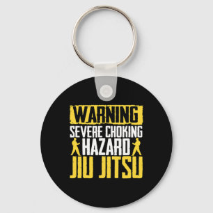 Porte-clés Attention Je peux pratiquer le jiu-jitsu, le judo