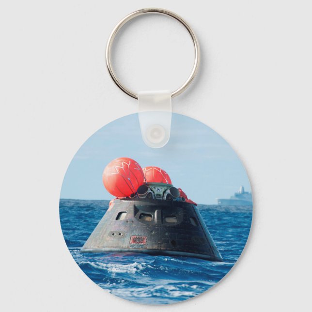 Porte-clés Atterrissage en parachute spatial Orion (Recto)