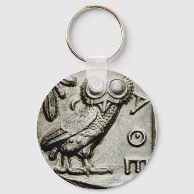 Porte-clés Attica Tetradrachm Owlthena (Recto)