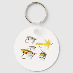 Porte-clés Attraits de pêche de mouche