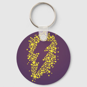 Porte-clés Au delà des étoiles (foudre) (colorée)