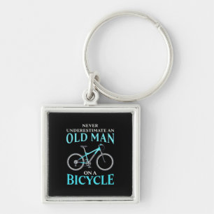 Porte-clés Au Old Man On A Bicycle