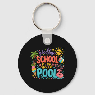 Porte-clés Au revoir l'école Bonjour les vacances d'été Enfan