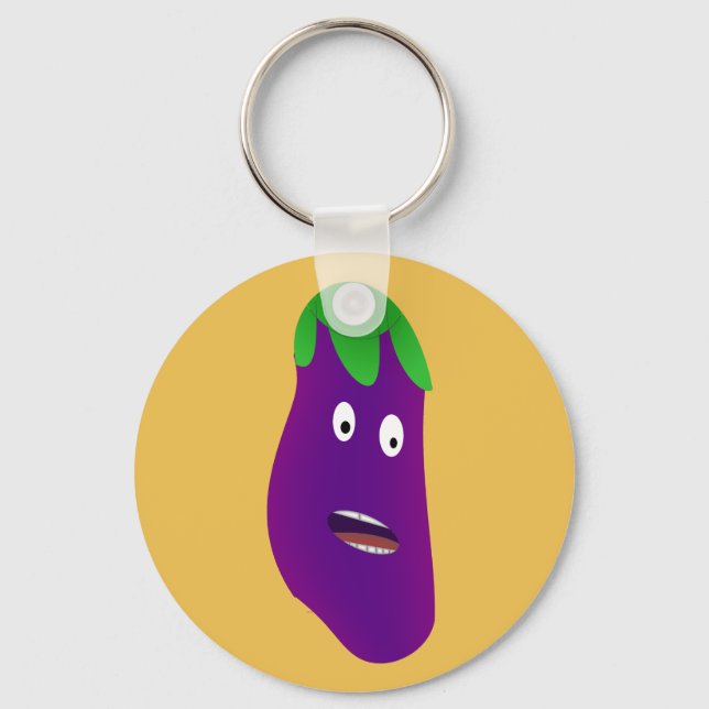 Porte-clés Aubergine surprise par Kenneth Yoncich (Recto)