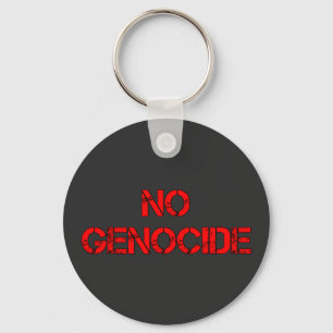 Porte-clés AUCUN génocide Dites non au génocide ARRÊTER L