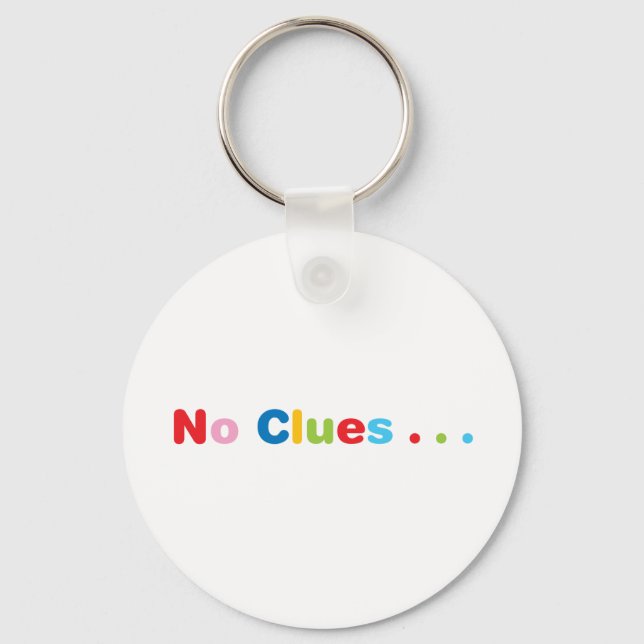 Porte-clés Aucun indice (Recto)