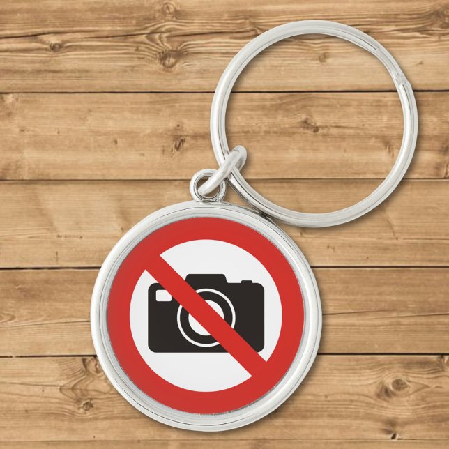Porte-clés Aucune photo autorisée (Créateur téléchargé)