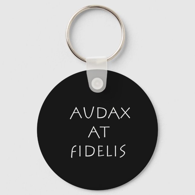 Porte-clés Audax à fidelis (Recto)
