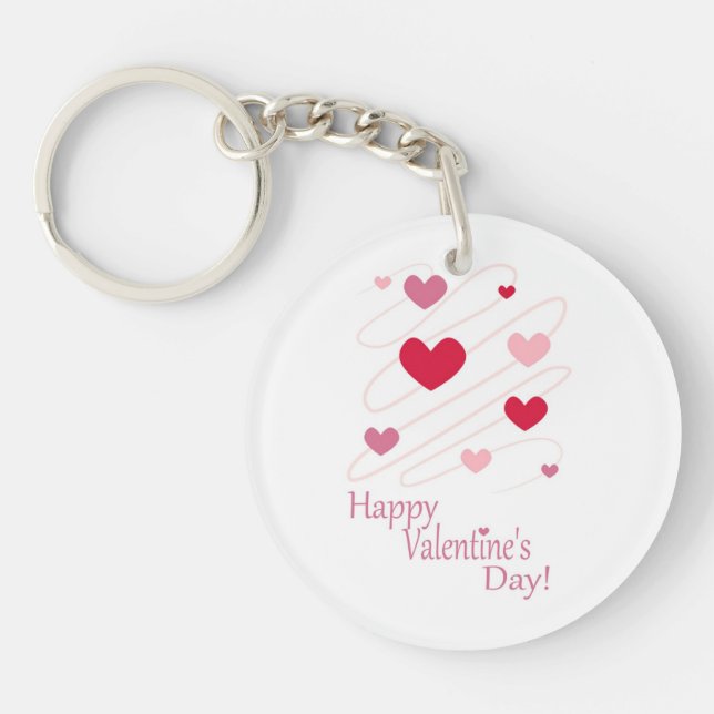 PORTE-CLÉS AUDIENCE "HEUREUSE SAINTE-VALENTIN" (Devant)