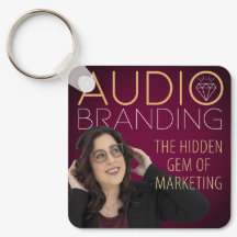 Audio Branding Podcast Keychain