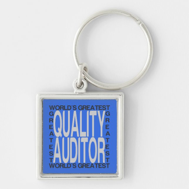 Porte-clés Auditeur de la plus grande qualité au monde (Devant)