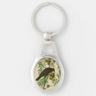Porte-clés Audubon American Crow Black Bird
